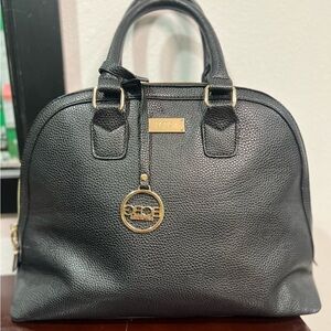 BCBG Minimalist Dome Satchel / Everyday Bag | Gold Hardware | Large Dome
